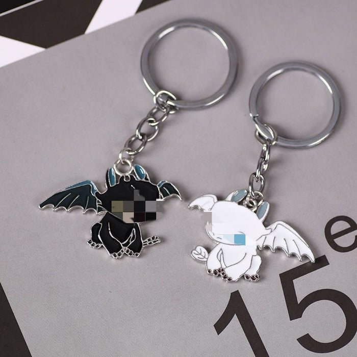 Wholesale Pendant Keychain Couple Pendant Cartoon Valentine's Day Gift JDC-KC-Mengd002