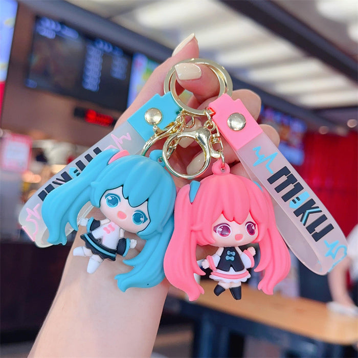 Wholesale Cartoon Cute Pvc Doll Keychain JDC-KC-YueW008