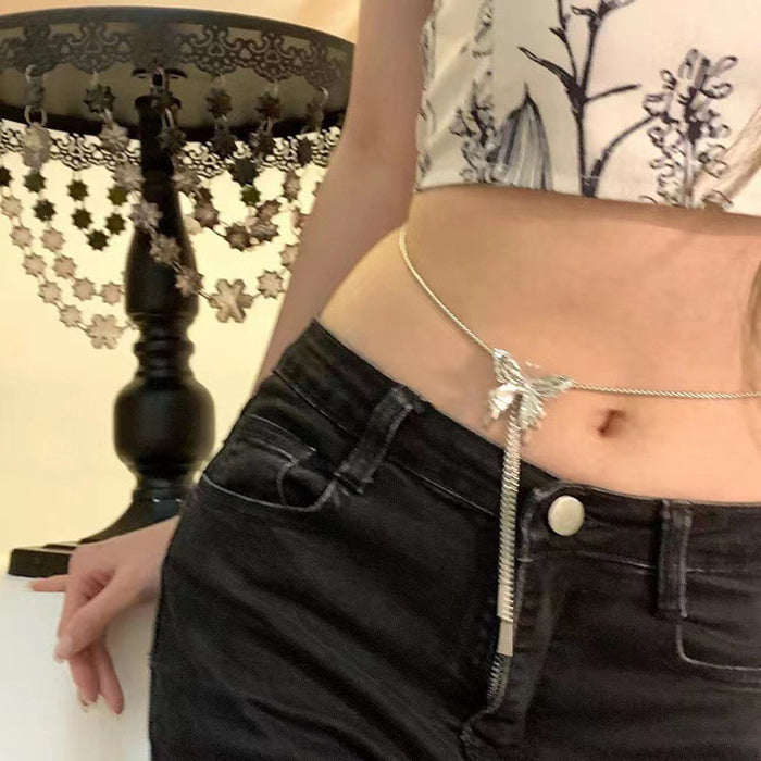 Wholesale Butterfly necklace  waist chain necklace accessories clavicle