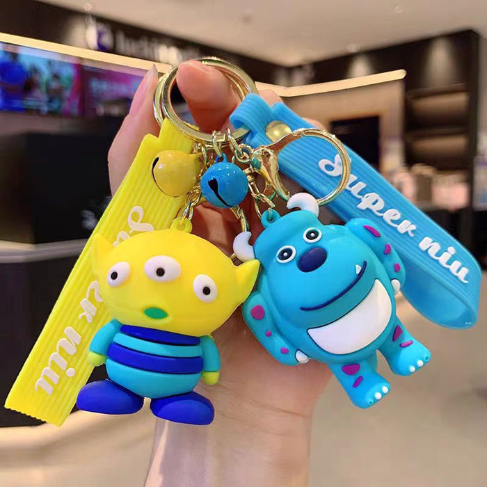 Wholesale Cartoon Doll Silicone Keychain JDC-KC-HongSheng002