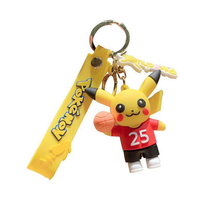 Wholesale Cartoon Doll Silicone Keychain JDC-KC-MingT005