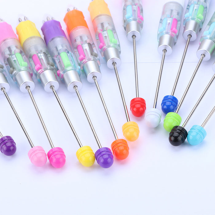 Wholesale DIY for Beaded Plastic Pen Beadable Pens Multi Color Refills JDC-PN-JinBN002