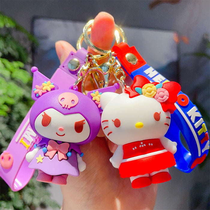 Wholesale Flower Cartoon Cute Doll Pendant Keychain JDC-KC-JG031