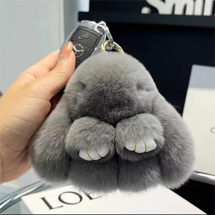 Wholesale  Fur Plush  Key Chain Pendant Plush Doll Bunny Bag Pendant Plush Doll