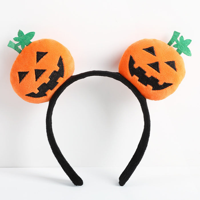 Wholesale Funny Pumpkin Headband Cute Pumpkin Devil Doll Headband  Party Hair Accessories