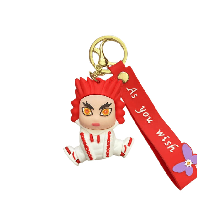 Wholesale Silicone Cartoon Doll Keychain JDC-KC-MingT154