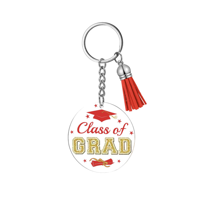 Wholesale 30PCS Acrylic Graduation Theme Keychain JDC-KC-HuiWen010