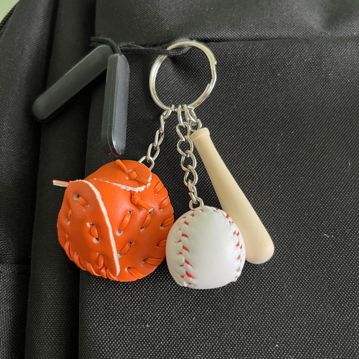 Wholesale PU Baseball Keychain JDC-KC-KangX001