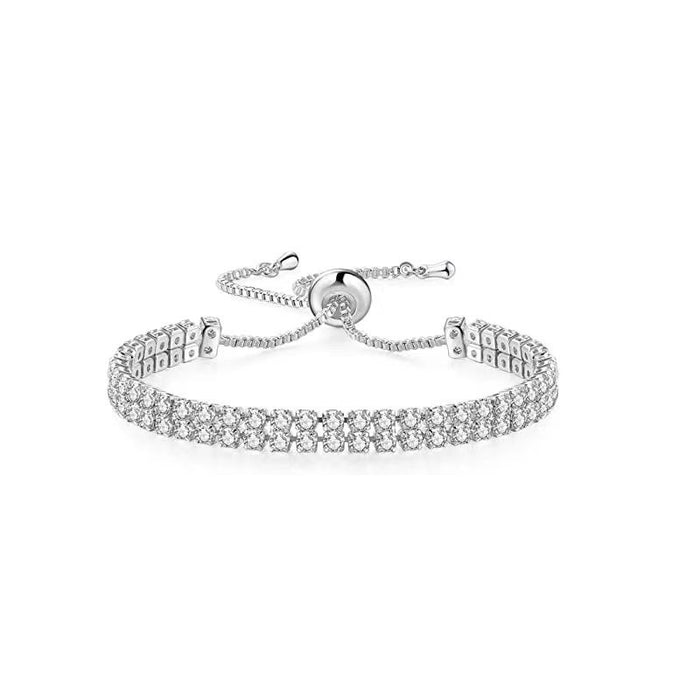 Wholesale Bracelet suit Bracelet Single Rows Diamond Double Rows Diamond Hand Ornaments