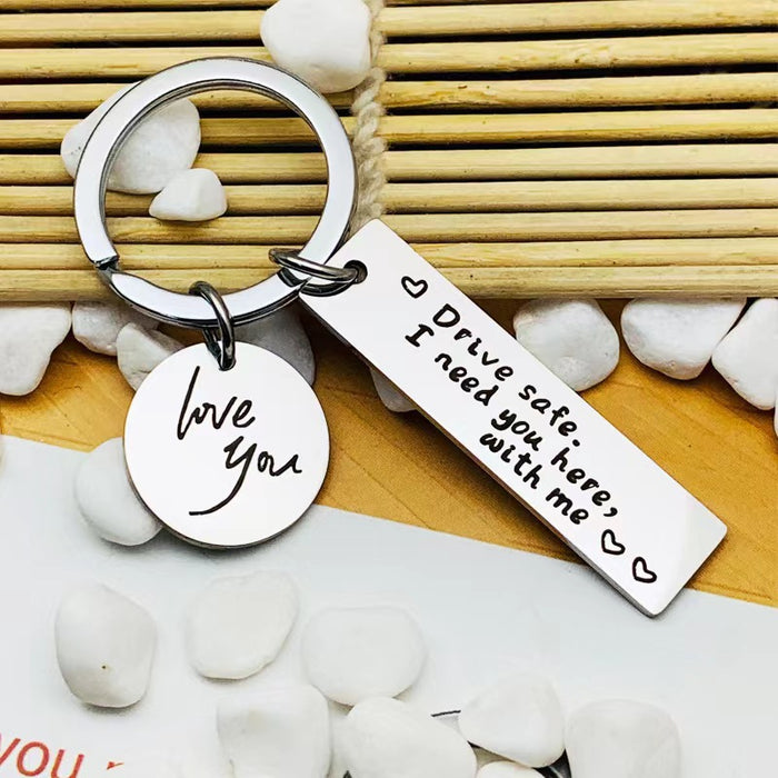 Wholesale You Are A Key Part of You Stainless Steel Keychain JDC-KC-TangMumao003