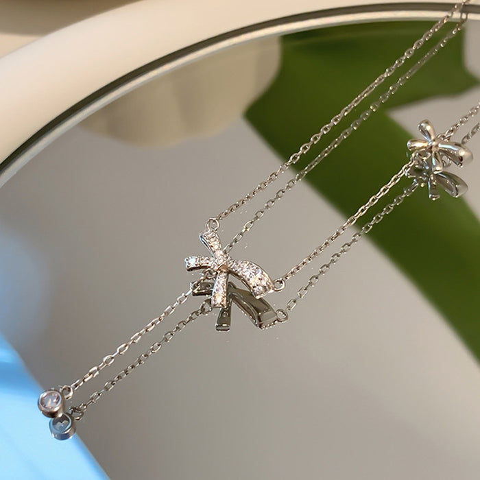 Wholesale Necklace with niche design, gold collarbone chain, women's light luxury versatile necklace