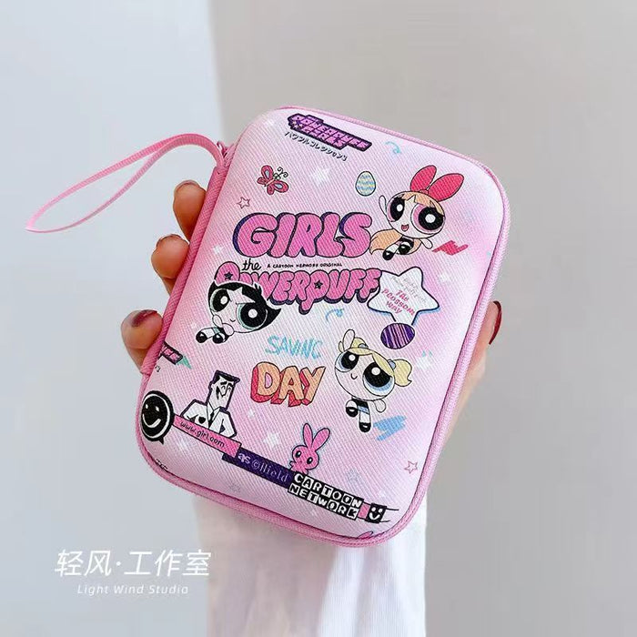 Wholesale  Cartoon  Headset Storage Bag Large Coin Purse Charger Data Cable Hard Disk Mobile Power Storage Box