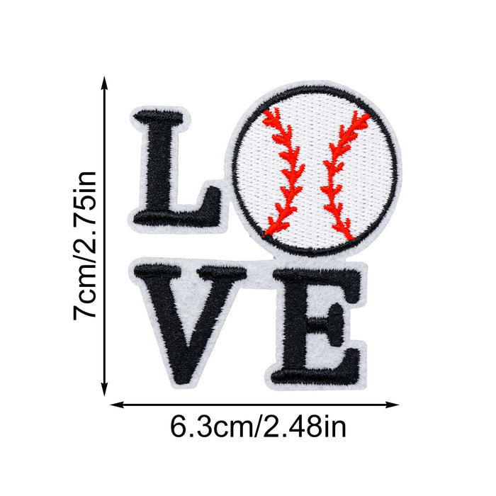 Wholesale Ball Embroidery Sticker DIY Patches