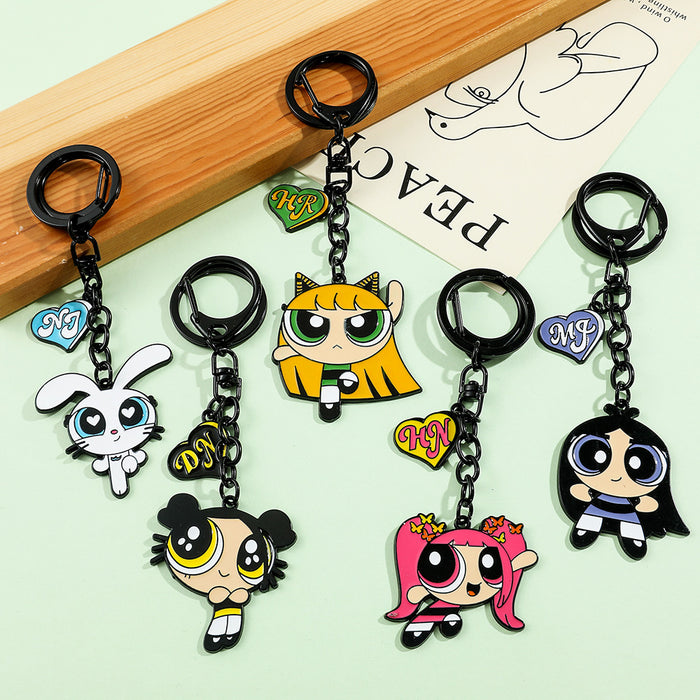 Wholesale Cartoon Metal Keychain JDC-KC-GYu001