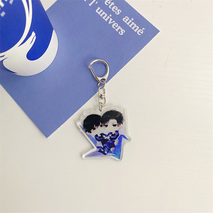 Wholesale Cartoon Acrylic Keychains JDC-KC-ChuangYi015