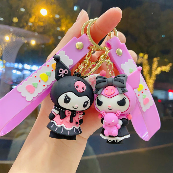 Wholesale Soft Rubber Cute Keychain JDC-KC-YueW001