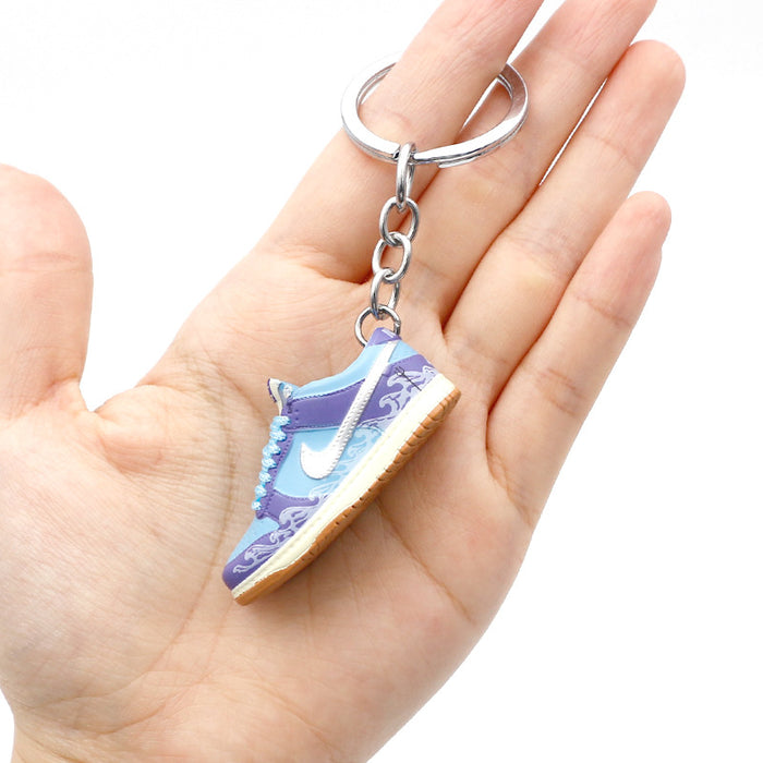 Wholesale PVC Basketball Shoe Model Keychain JDC-KC-QLPing016