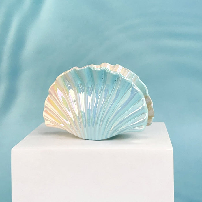Wholesale Electroplated Plastic Hair Claw Clip with Gradient Shell Design Boutique