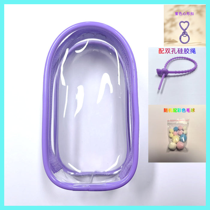 Wholesale Highly transparent vinyl plush pendant