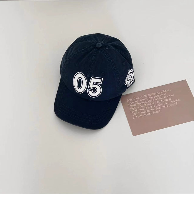 Wholesale 05 Letter Rose Embroidery Soft Top Washed Cotton Baseball Hat JDC-FH-DaBo003