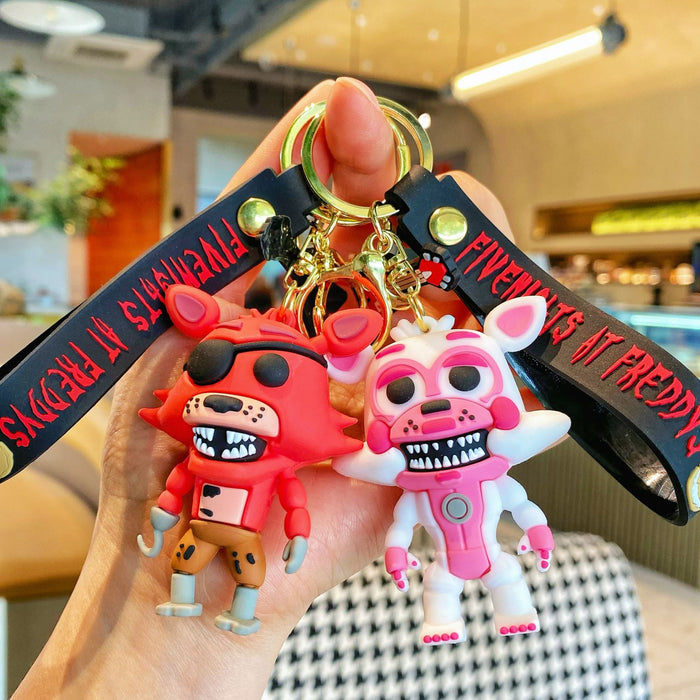 Wholesale cute moving object keychain
