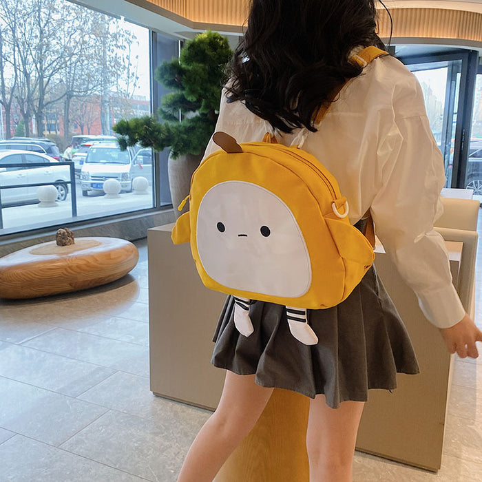 Wholesale Single Shoulder Crossbody Bag Girl's Backpack Large Capacity Cute Girl's Heart Canvas Bag