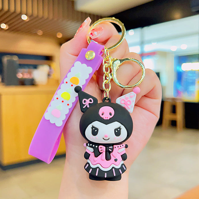 Wholesale Cartoon Doll Soft Plastic Keychain JDC-KC-KuM010