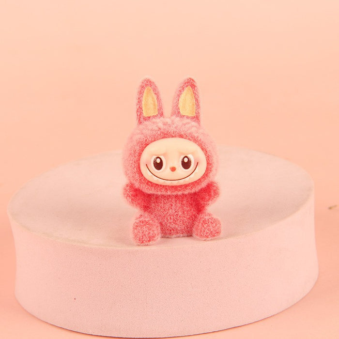 Wholesale Creative Resin Flocked Keychain