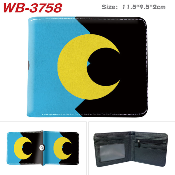 Wholesale Cute Anime Elf Pattern PU Bifold Wallet Short Card Holder Coin Purse Everyday Chic Fashion Accessory