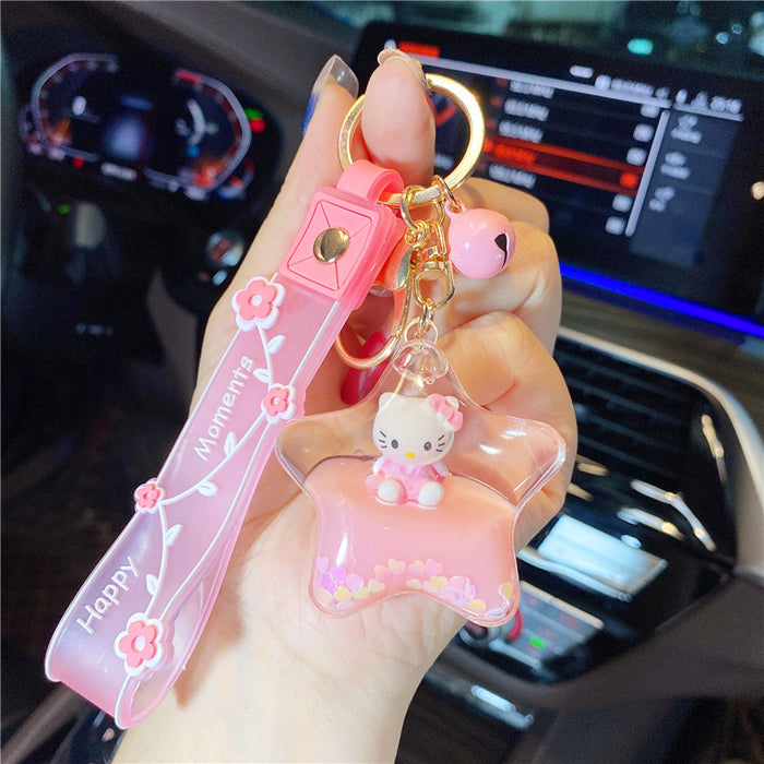 Wholesale Creative Acrylic Cute Unicorn Keychain for Girls JDC-KC-ZT010