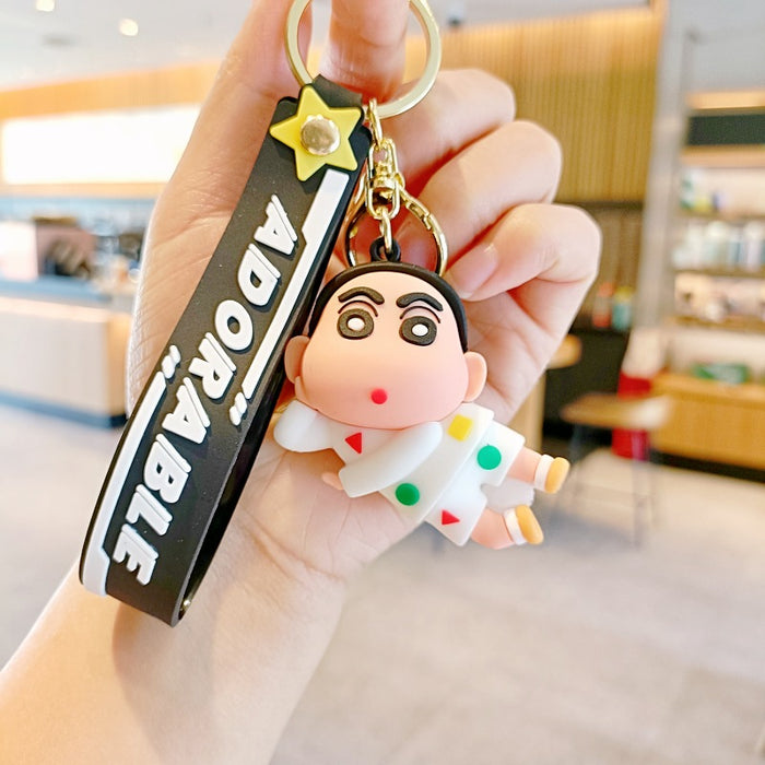 Wholesale Cartoon Doll Silicone Keychain JDC-KC-MingT263