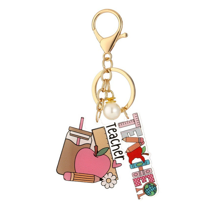 Wholesale Acrylic Heart-Shaped Pen Holder &  Pencil Keychain