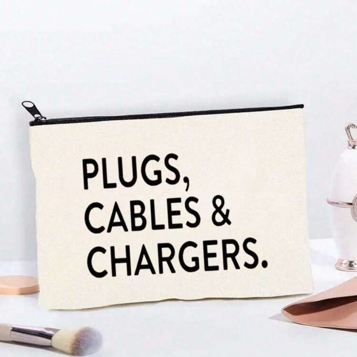 Wholesale Teacher' s printed canvas Makeup Bags