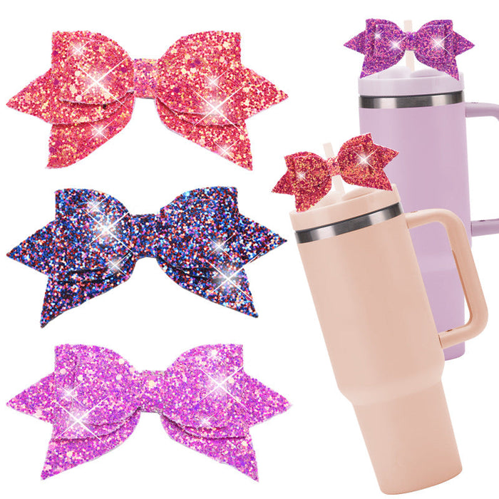 Wholesale Cup Pendant Accessories Glitter Bow Diy Ice Tyrant Cup JDC-CA-MaiG002