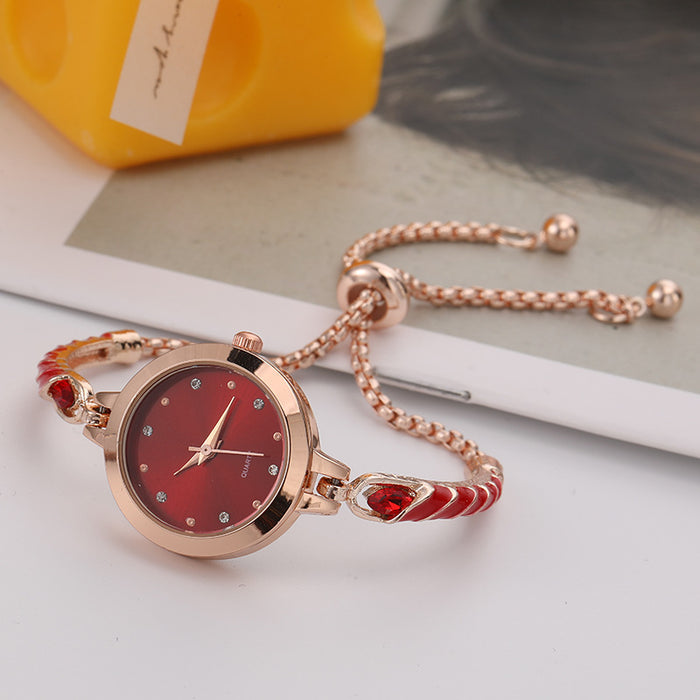 Wholesale Women's Quartz Drip Oil Regulating Watch JDC-WH-Tair004