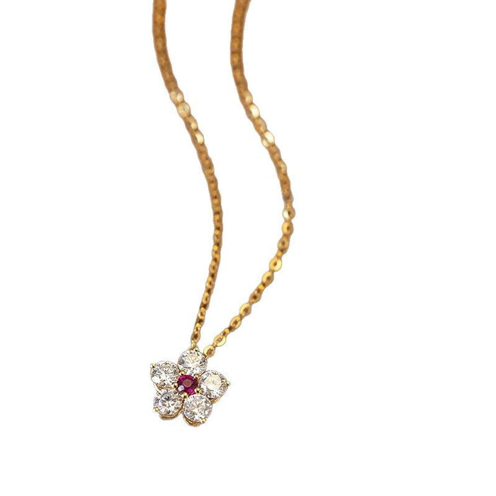 Wholesale Flower  Necklace  Niche Design