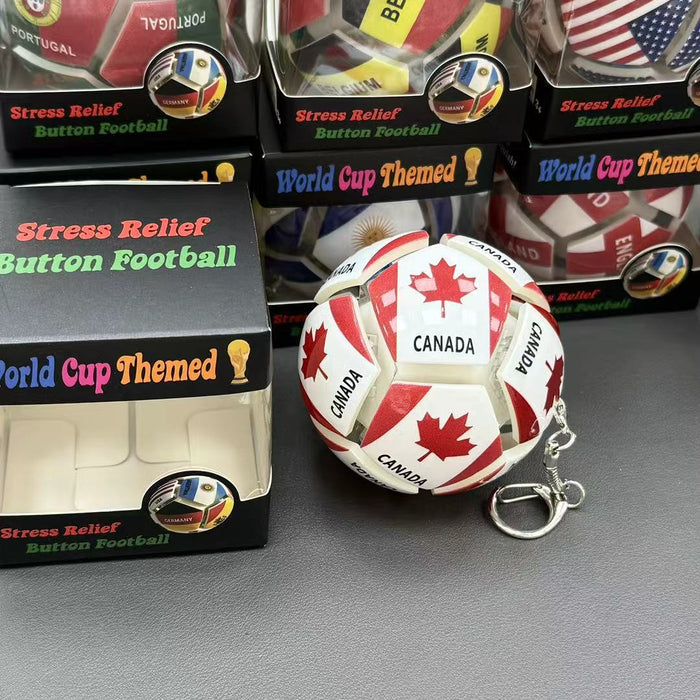 Wholesale 2026 Press Light Soccer Stress Toy Keychain Boutique Gift MOQ: 2