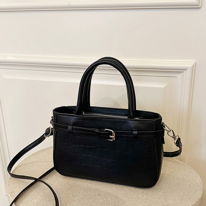 Wholesale Kelly Bag with Belt Decoration and Crocodile Pattern,  Everyday Use Fashion Accessory