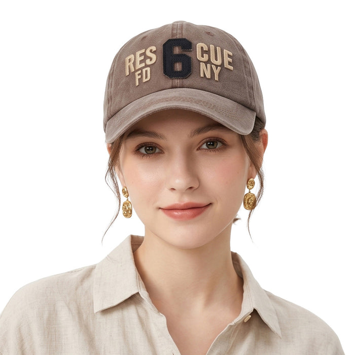 Wholesale Fashion Retro Washed Cotton Baseball Cap with Curved Brim for Summer