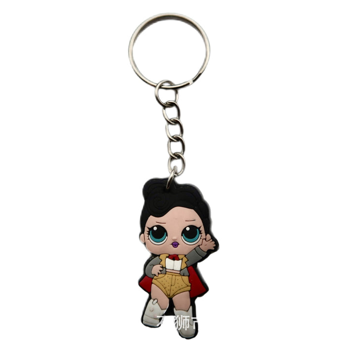 Wholesale 10 pcs Cute Girl Series Key Chain Pendants