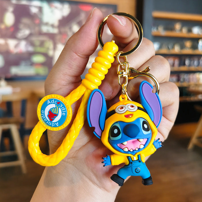 Wholesale Cartoon Doll Silicone Keychain JDC-KC-Tingm225