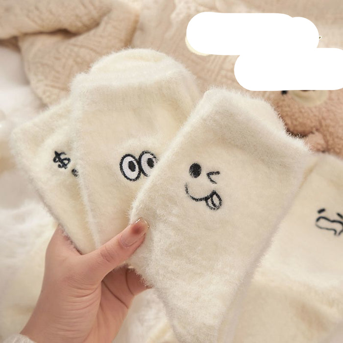 Wholesale Expression Mink Velvet Mid-Calf Socks