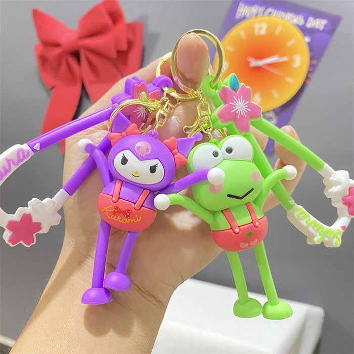 Wholesale PVC Cartoon Doll Keychain JDC-KC-WuYi032