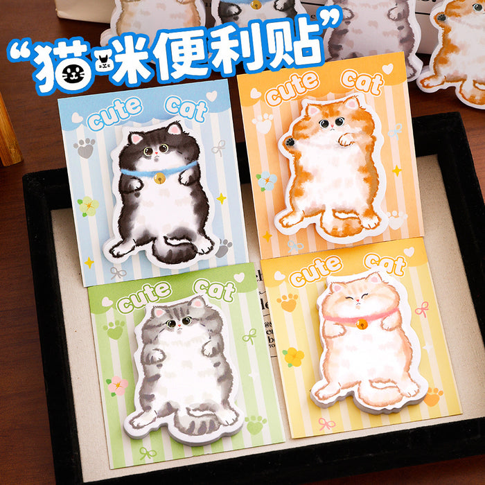 Wholesale Cute Cat Shaped Sticky Notes for Students - Everyday Stationery minimum quantity: 2