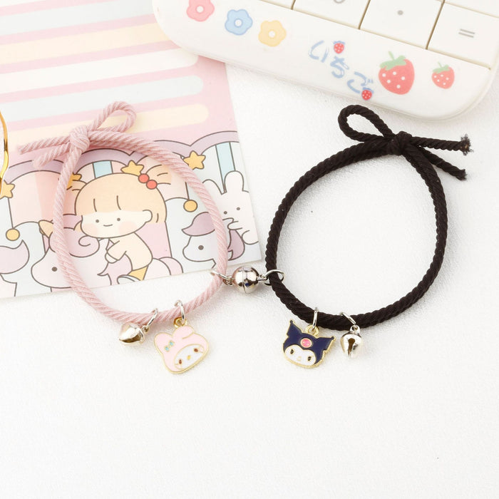 Wholesale Bracelet Rubber Band Cute Cartoon Magnet Couple (S) JDC-BT-CYC005