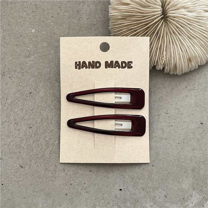 Wholesale New colored oil droplet bangs clip