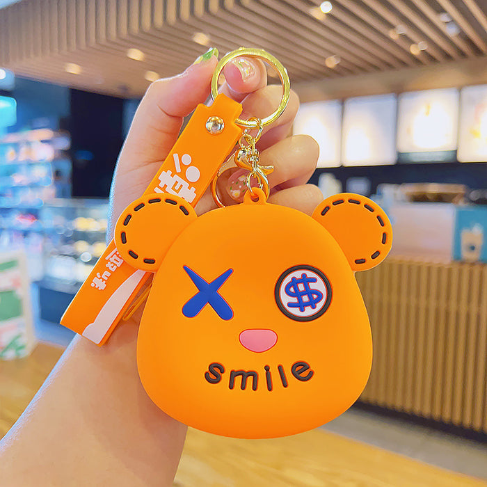 Wholesale   cartoon  keychain cute  coin purse pendant