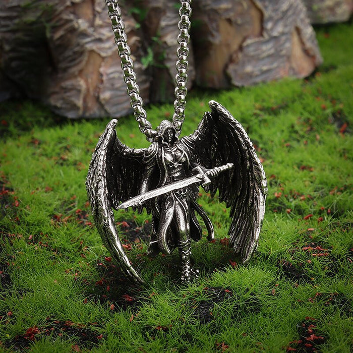 Wholesale  Retro Alloy Cartoon Character Pendant Necklace
