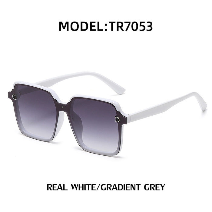 Wholesale generous frame sunscreen sunglasses women's high-end sense