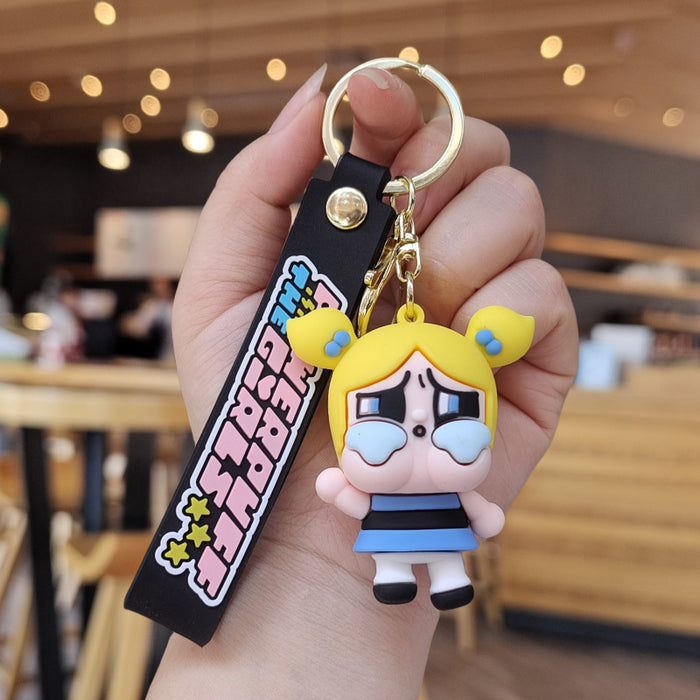 Wholesale Cartoon Silicone Doll Keychain JDC-KC-ZhuoRan028